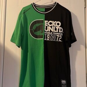 ECKO UNLTD Short Sleeve T-shirt  men's size medium Kelly/Black